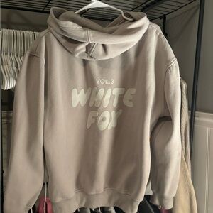 White Fox hoodie size S/M